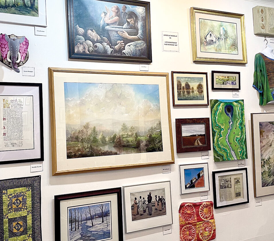 Artists at Work in Elkins celebrating 30 years with member display